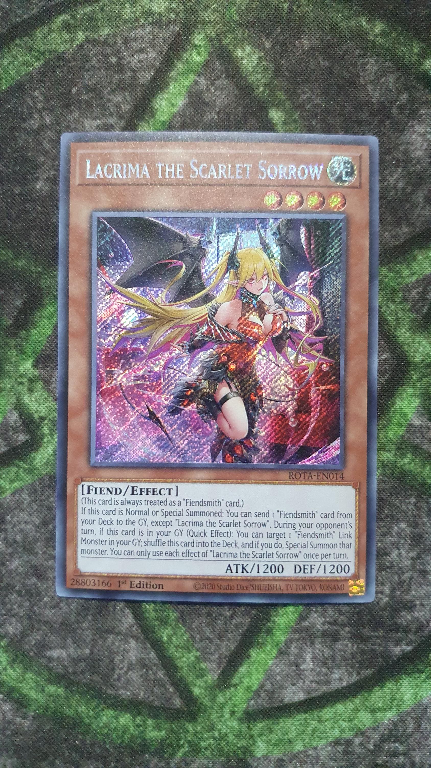 Lacrima the Crimson Tears OCG ART Secret Rare-common 