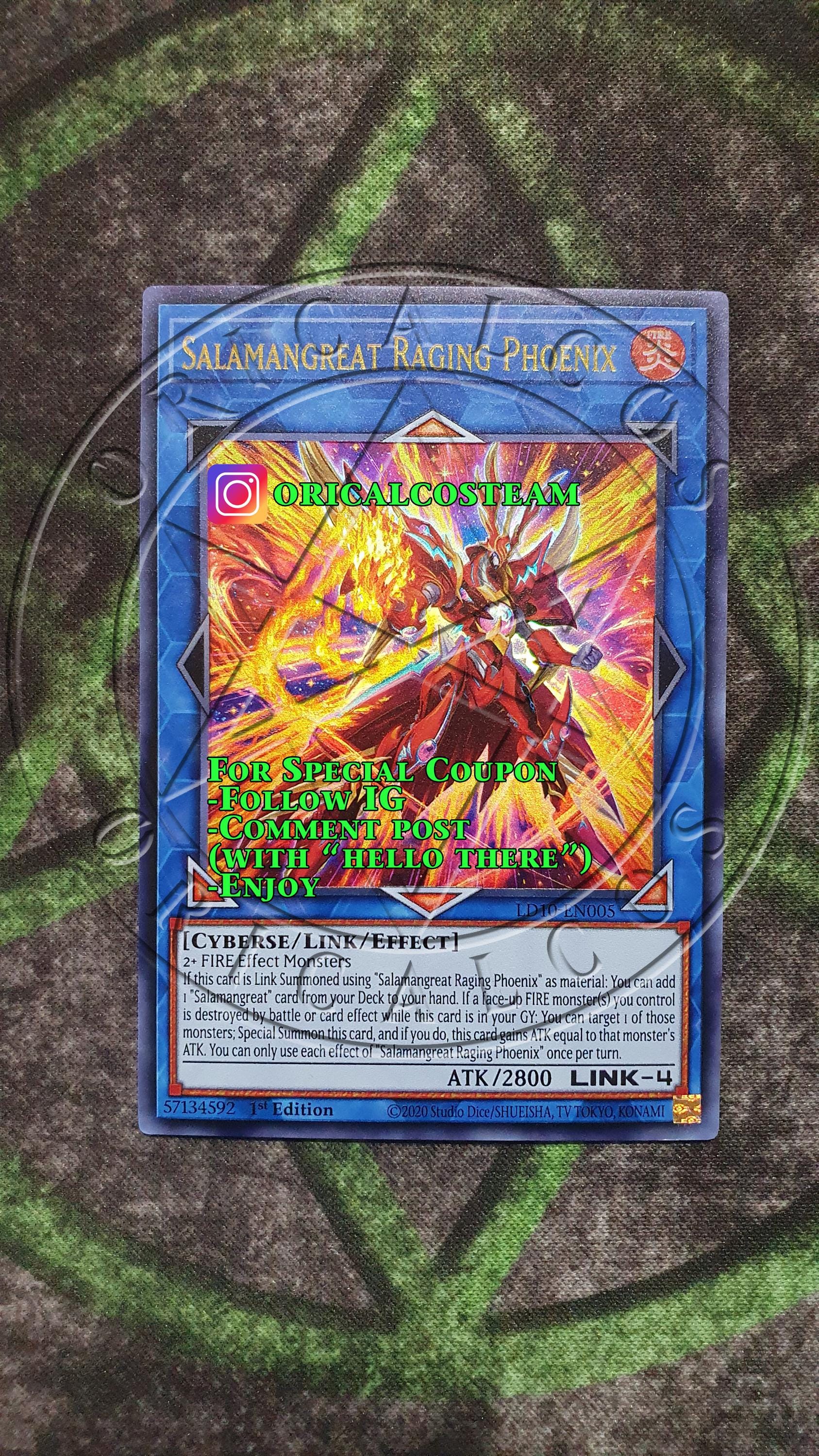 Yugioh Salamangreat Raging Phoenix Ultra X3 Stampede | Meses Sin Interés