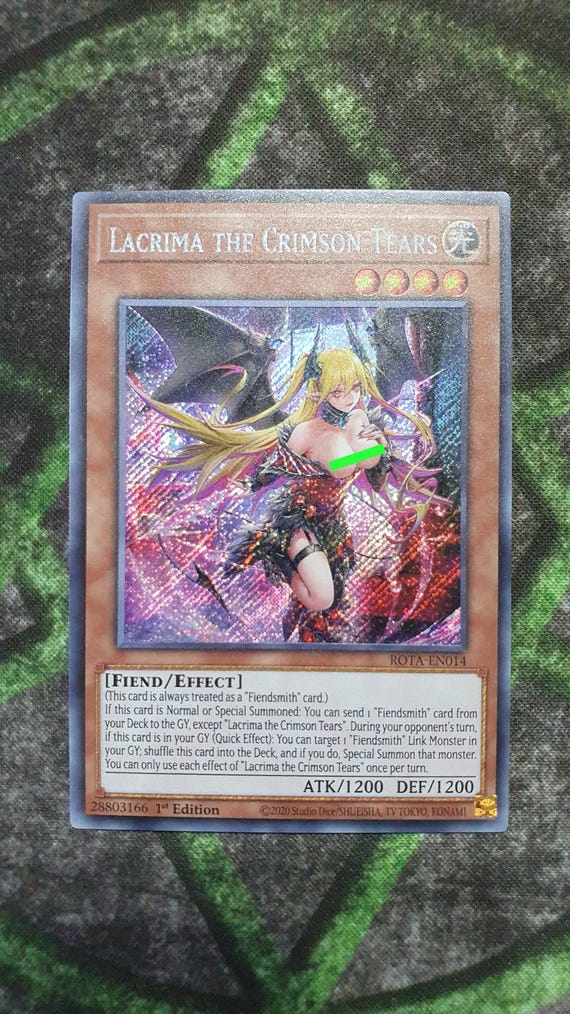 Lacrima the Crimson Tears Custom Art Secret Rare-common 