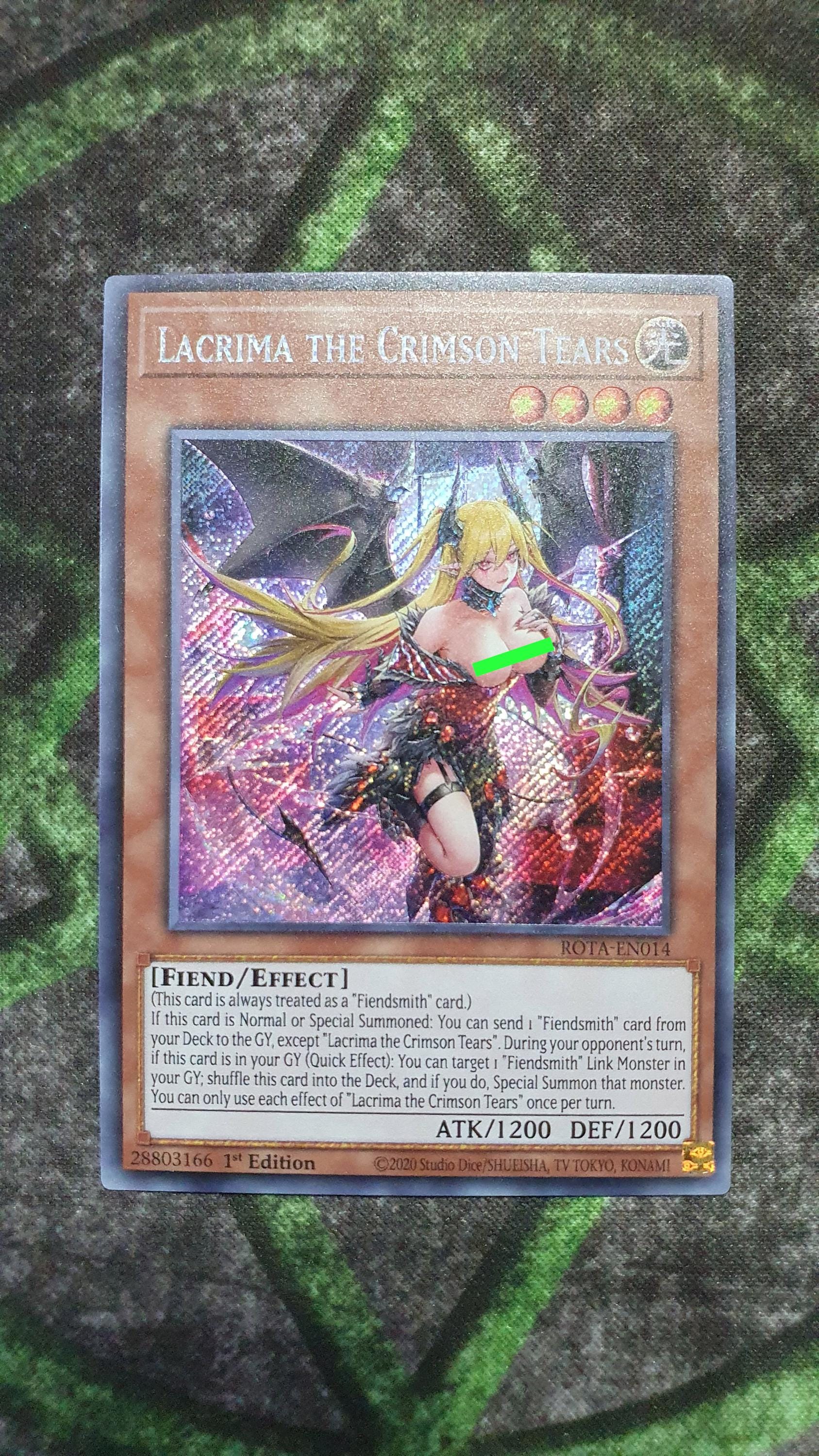 Lacrima the Crimson Tears Custom Art Secret Rare-common 