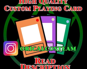 Custom Playing Card HD &quot;Handmade proxy&quot;(Same thickness)