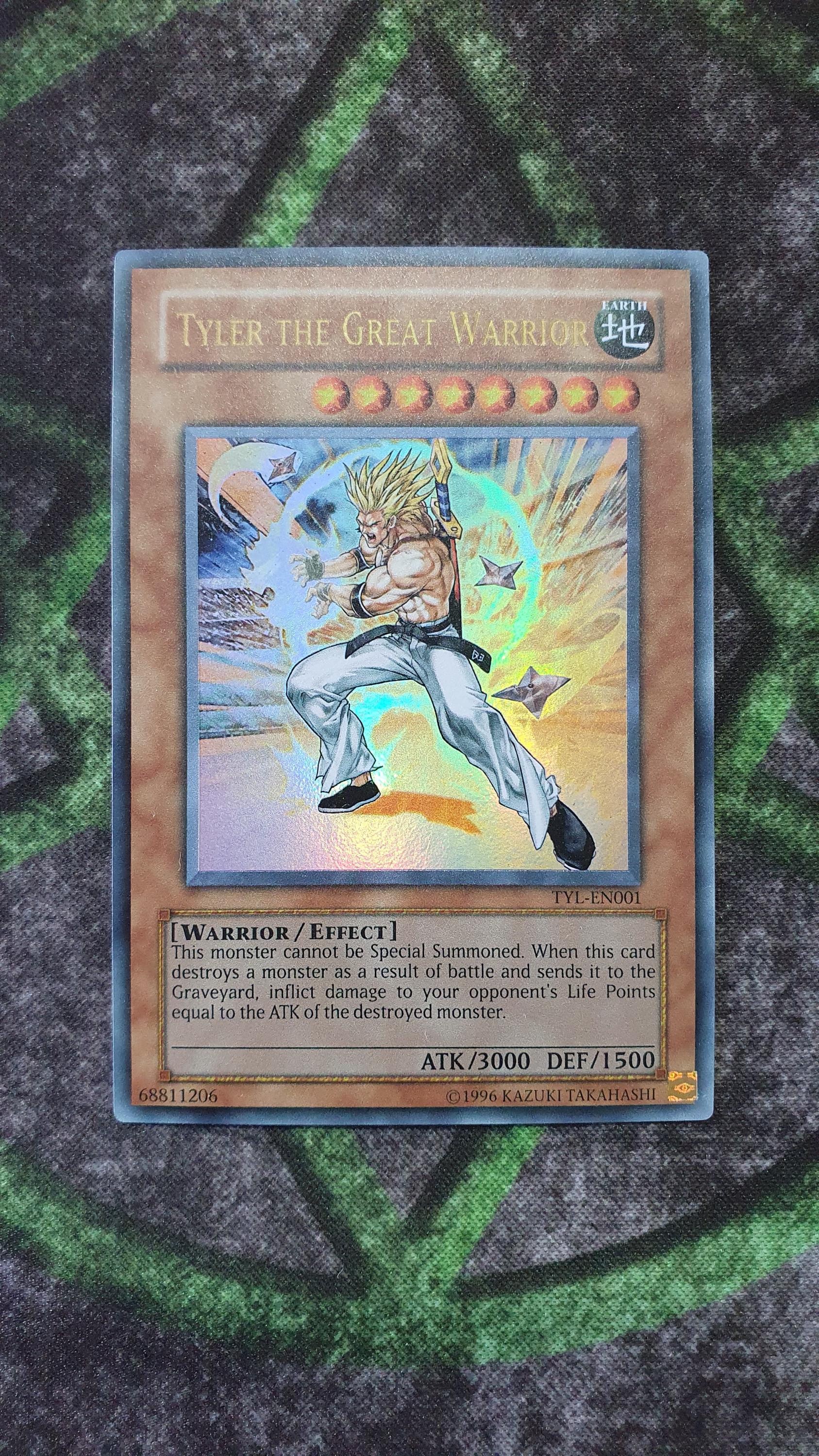 tyler the great warrior yugioh card price Gaming: A one-of-a-kind wish: tale of the Tyler the Great Warrior (TYL-EN001)