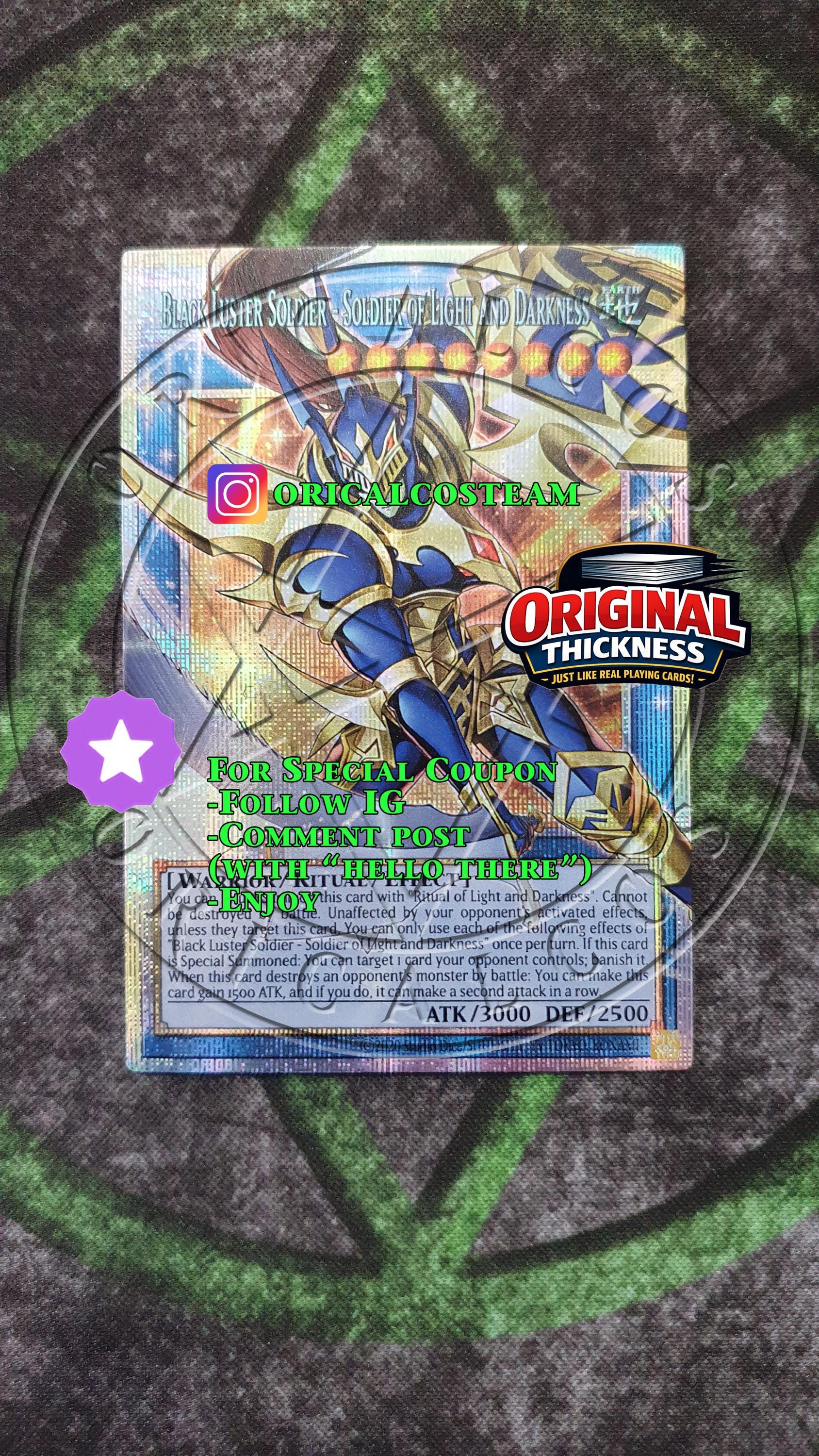 Black Luster Soldier Card - Etsy