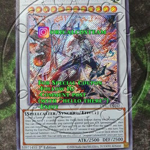 Despian Luluwalilith Secret Rare-Common &quot;Handmade proxy&quot;(Same thickness)