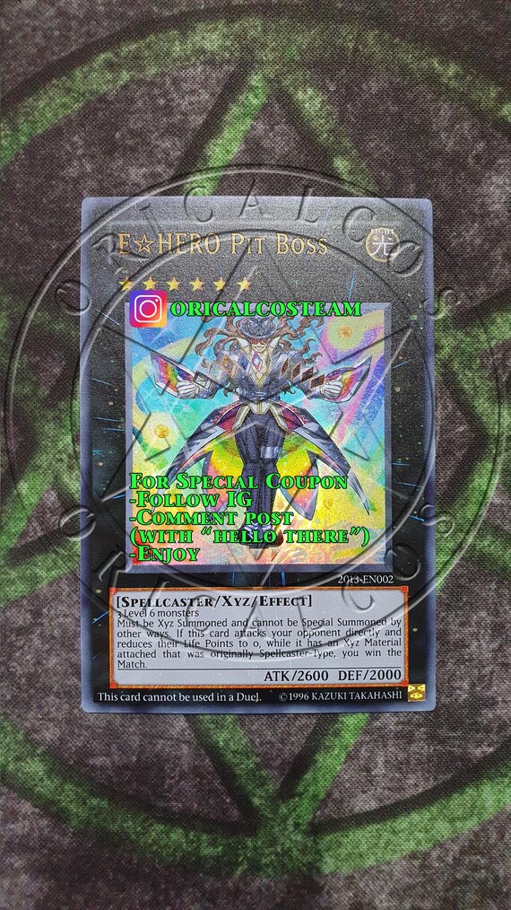 E HERO Pit Boss Ultra Rare 
