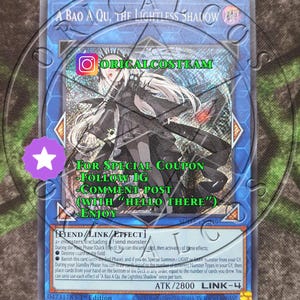 A Bao A Qu, the Lightless Shadow Secret Rare-Common "Handmade proxy"(Same thickness)
