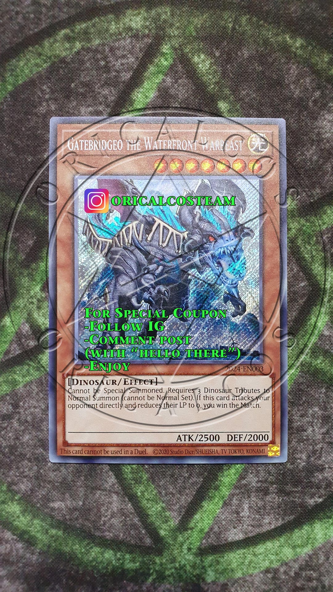Gatebridgeo the Waterfront Warbeast Extra Secret Rare/secret Rare