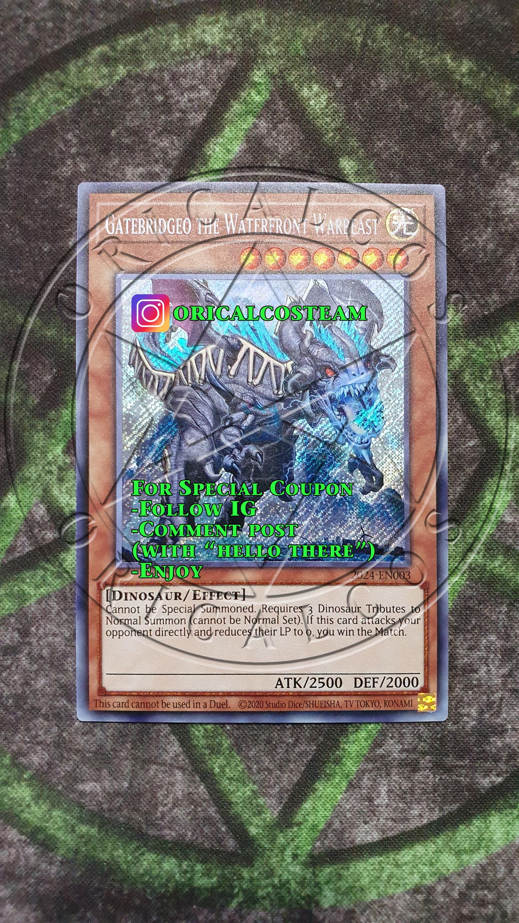 Gatebridgeo theWaterfront Warbeastプレイマット Gatebridgeo the Waterfront Warbeast Extra Secret Rare/secret Rare