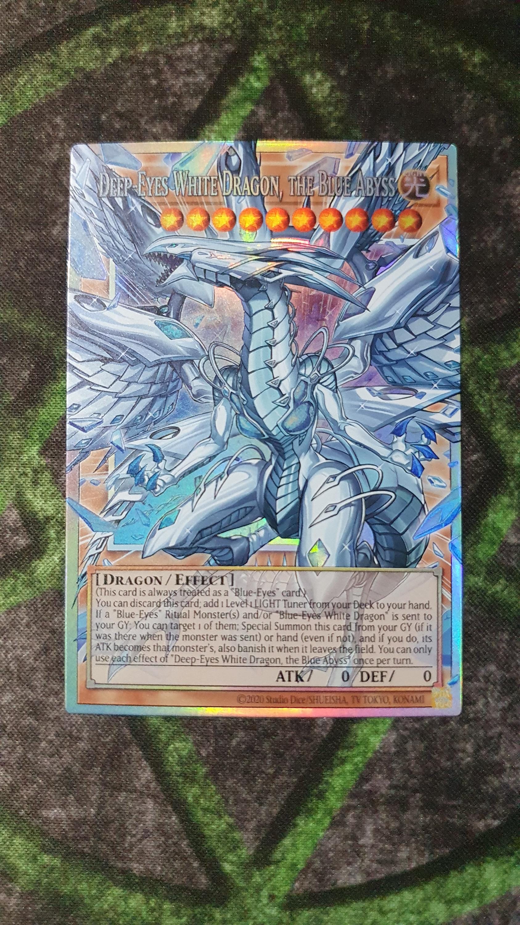 Deep-eyes White Dragon, the Blue Abyss Secret/ultra Rare-common