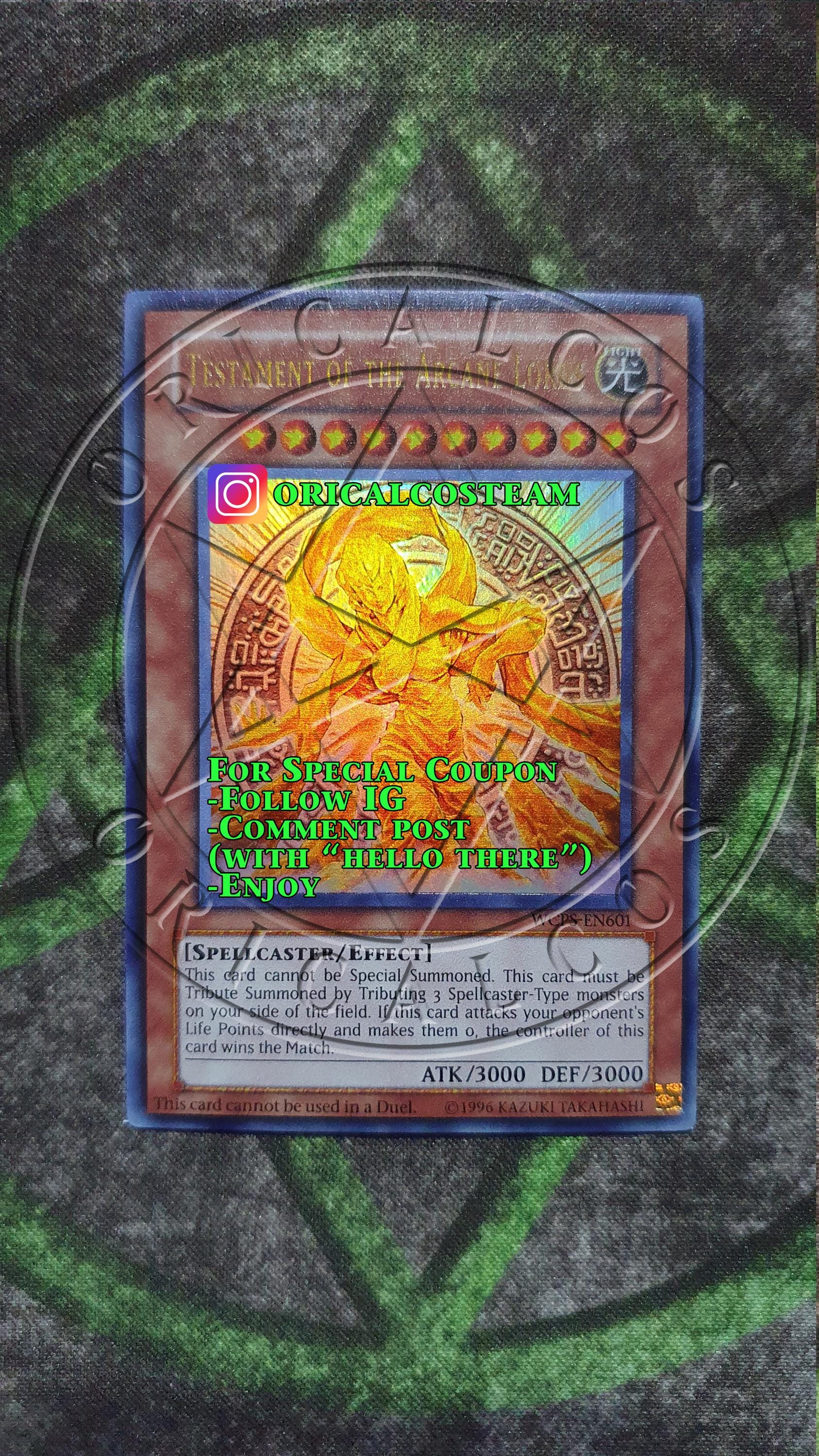 遊戯王 未開封 Testament of the Arcane Lords 10/29限定！「TESTAMENT