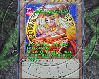 Dark Magician Girl Custom Art Ultra Rare-Common "Casual Play"(Same thickness)