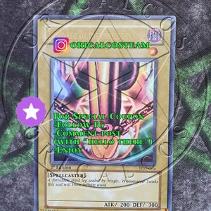 Third Leg of the Forbidden One Ultra Rare-Common "Handmade proxy"(Same thickness)
