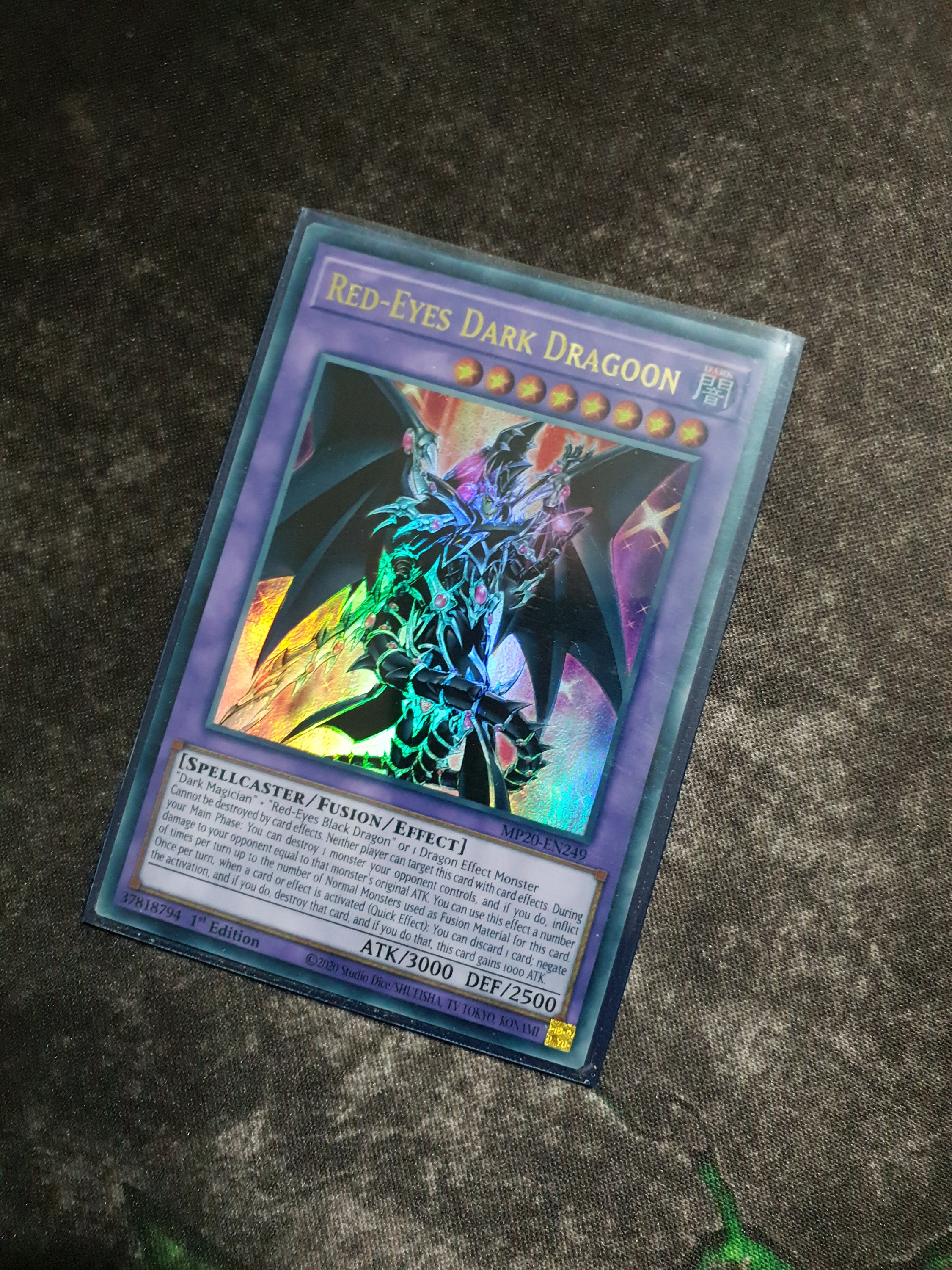 Redeyes Dark Dragoon Ultra Rare handmade Proxy Etsy