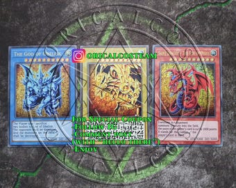 25th Anniversary Stainless Steel Egyptian God Cards (Real Steel Card replica)