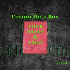 Estuche de baraja de cartas TCG personalizado con más de 100 cartas