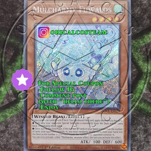 Mulcharmy Fuwalos Secret Rare-Common "Handmade proxy"(Same thickness)
