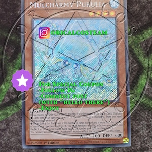 Mulcharmy Purulia Secret Rare-Common "Handmade proxy"(Same thickness)