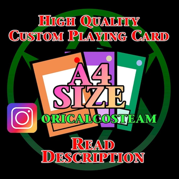 Custom A4 Card HD Holographic cardboard/cardstock