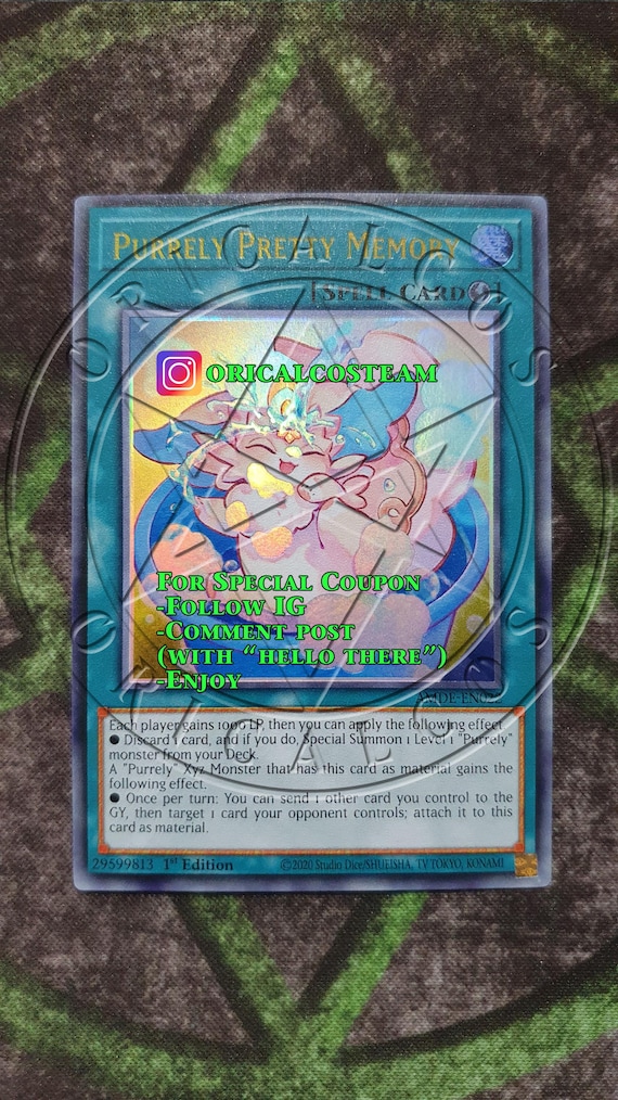 purrely cards yugioh Yugioh Purrely Pretty Memory AMDE-EN022 Ultra Rare 1st Ed NM
