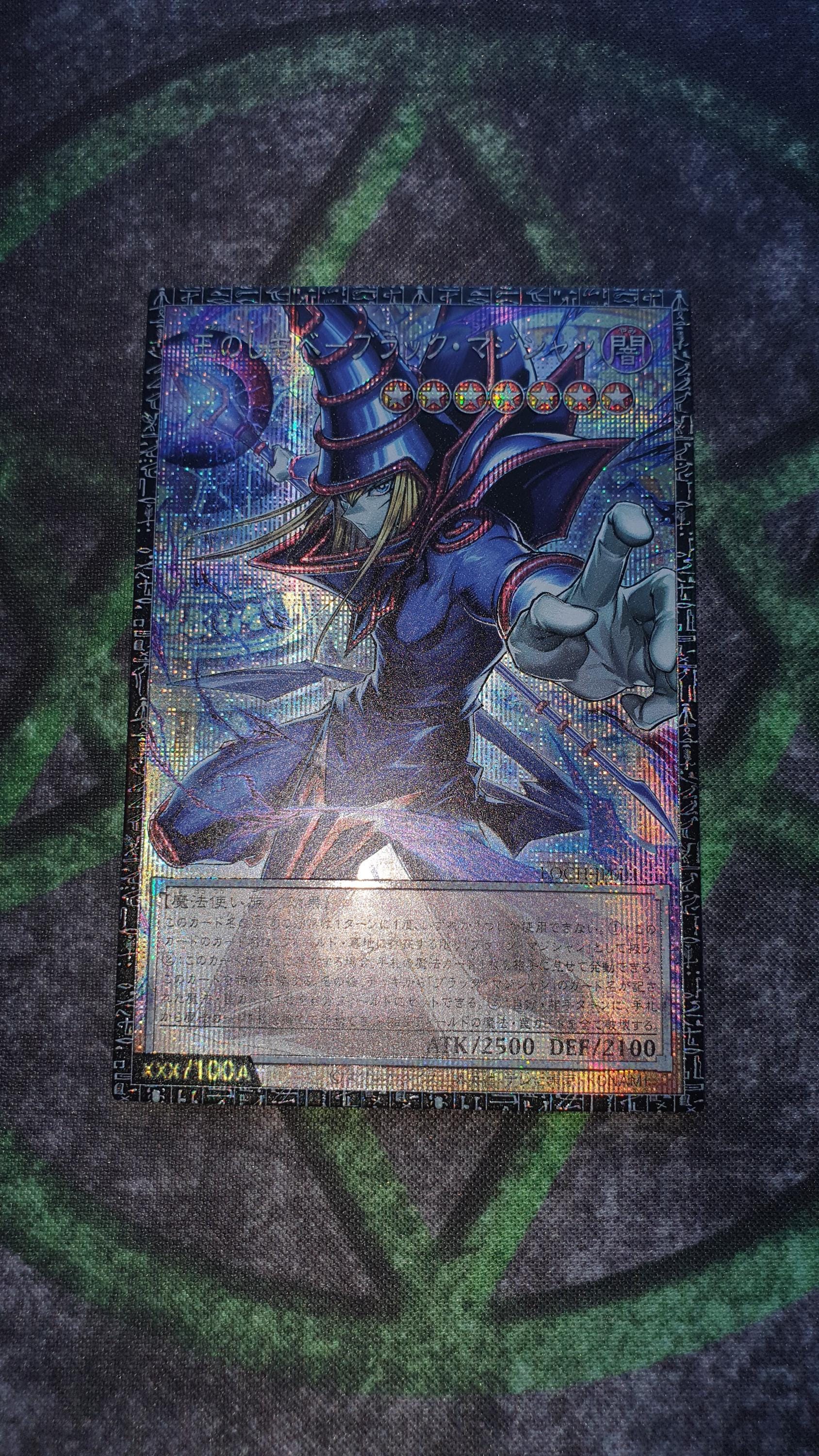 rare yugioh cards dark magician The Infinite Forbidden Ultra the Magician of Black Magic INFO-EN006 Tribute this card with 3 Spell Counters on it to Special Summon 2.5cm Dark Magician from your hand Dark Magician (Red) [DL11-EN001] Rare