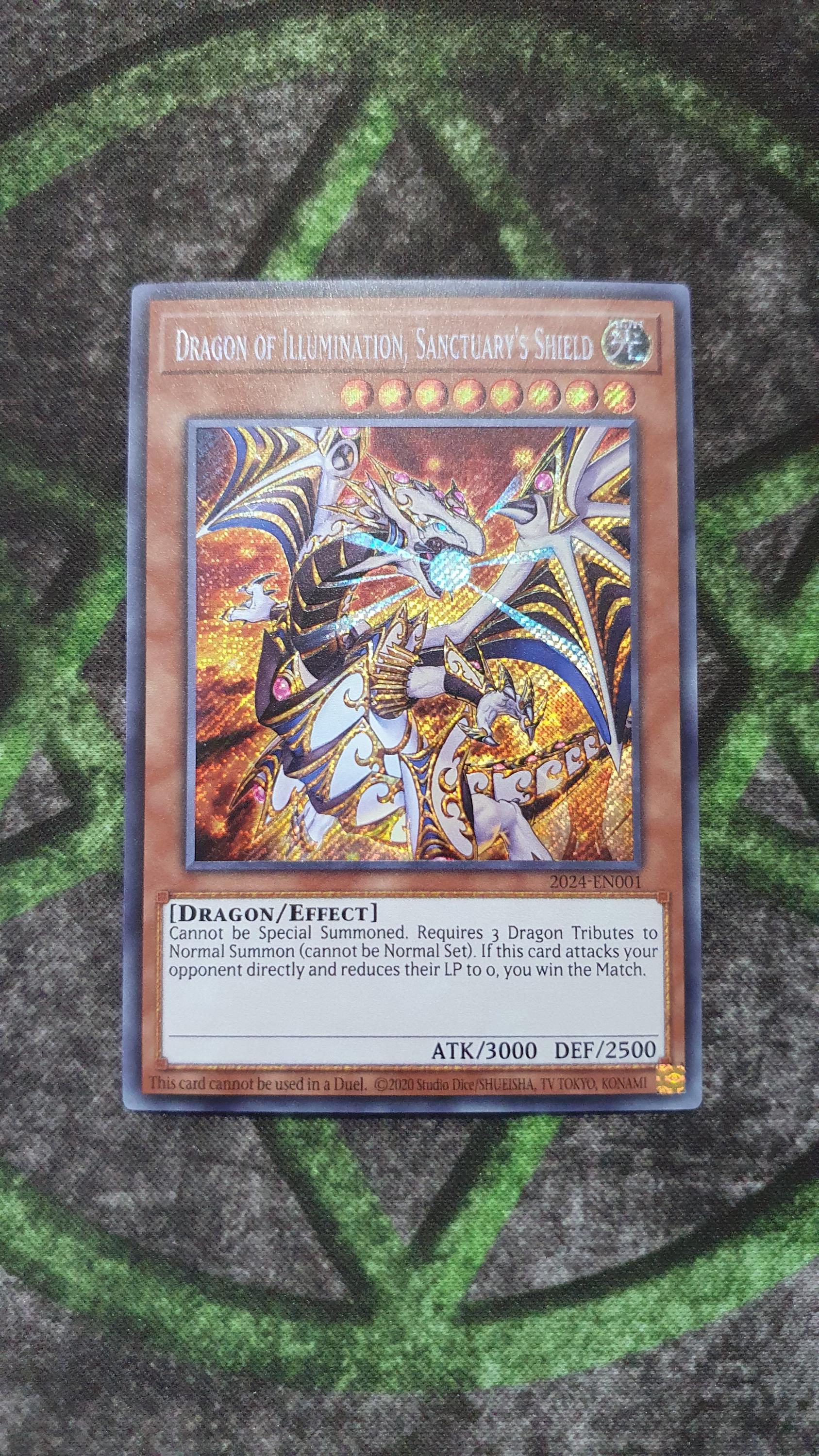 遊戯王OCG デュエルモンスターズ Dragon of Illumination Sanctuary'sShield Yugioh Dragon of Illumination,Sanctuary's Shield 2025-EN004