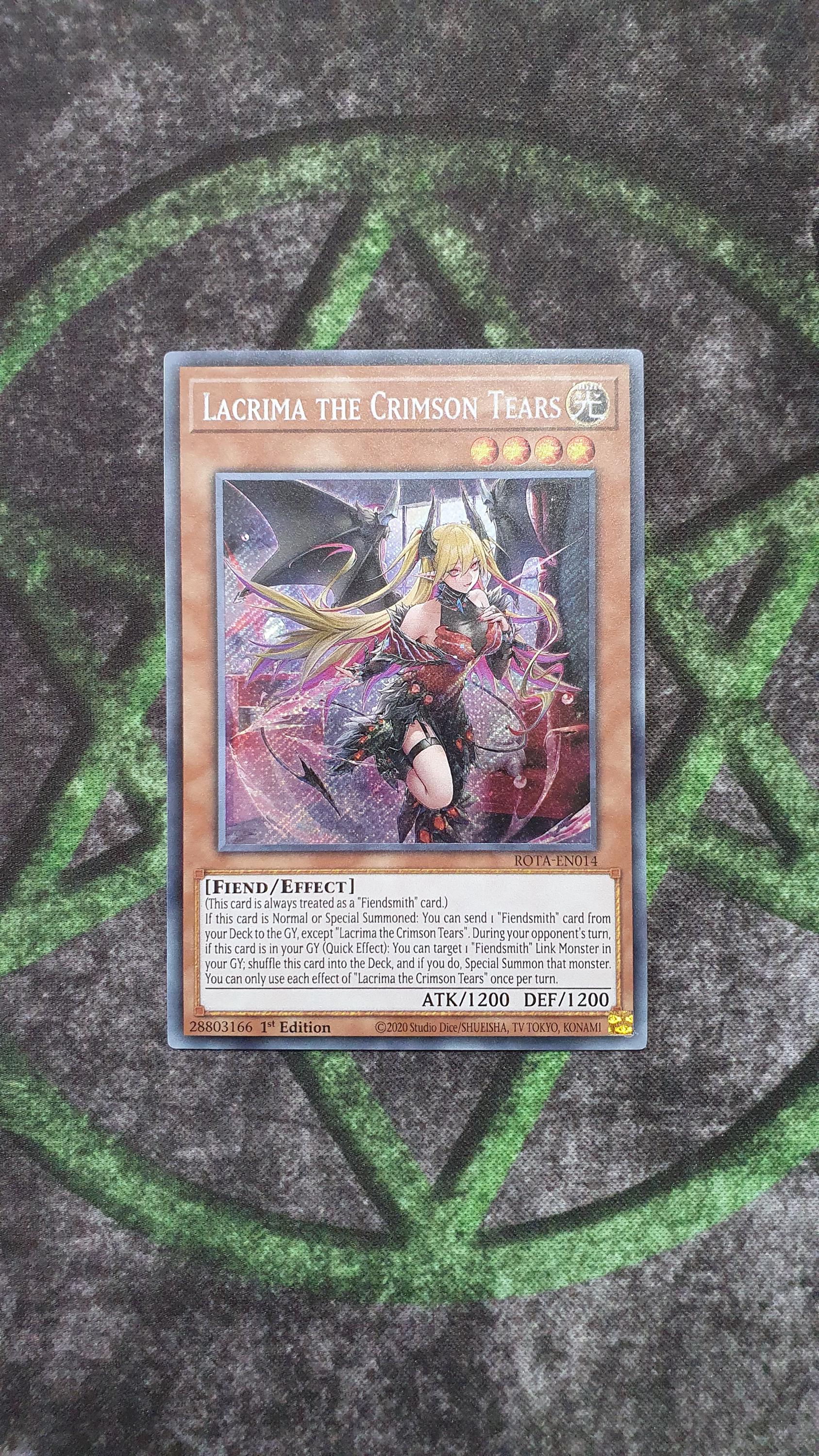 Lacrima the Crimson Tears TCG Secret Rare-Common 
