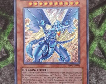 Blue-eyes Shining Dragon RP02 Secret Rare-common "casual Play"(same  Thickness) - Etsy