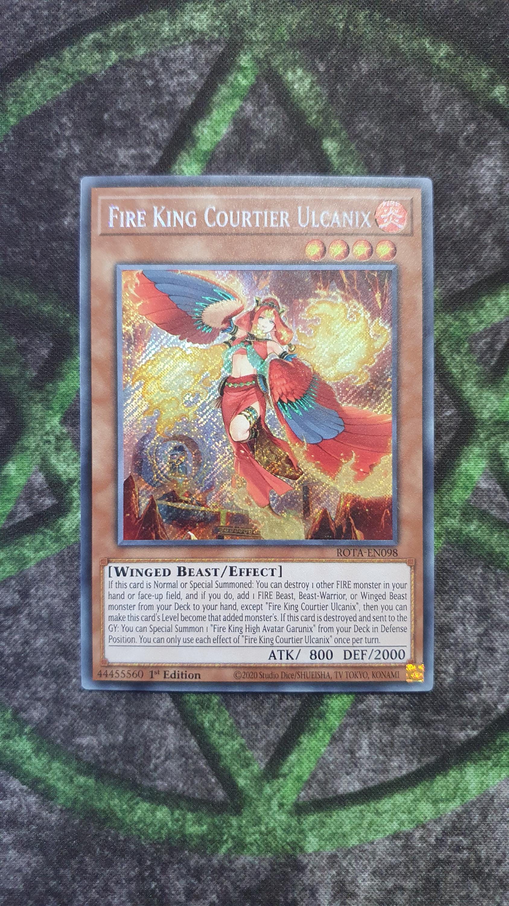 Fire King Courtier Ulcanix Secret Rare-common 