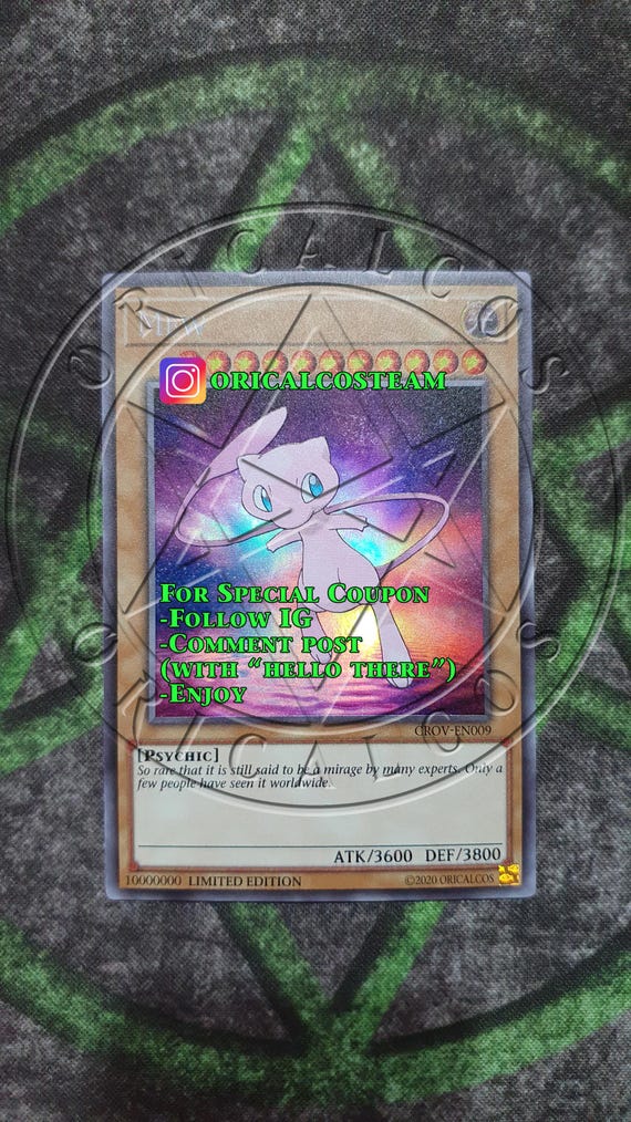 Mew Custom Holographic Rare-common "casual Play"(same Thickness) - Etsy  Israel