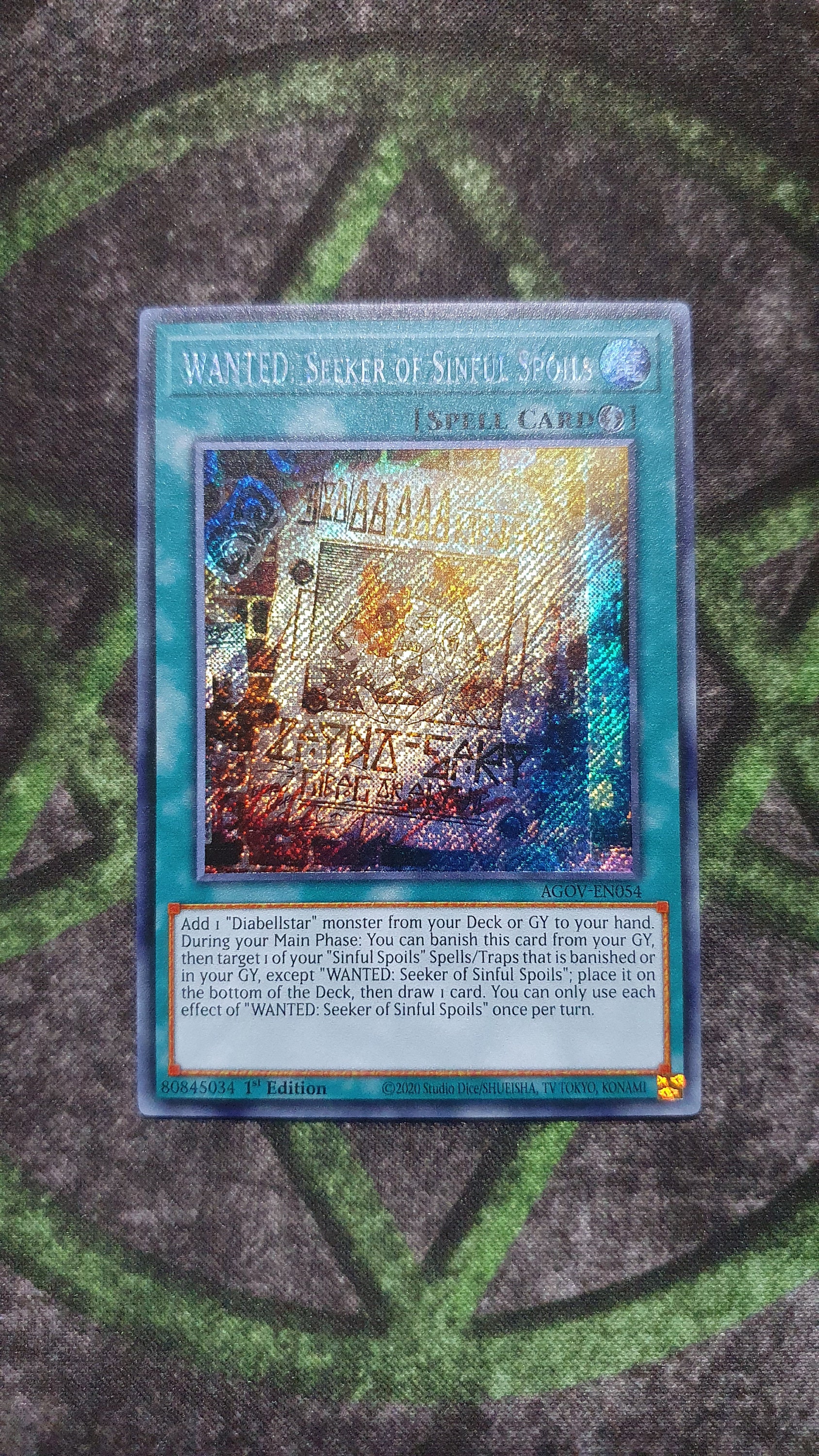 WANTED: Seeker of Sinful Spoils Secret Rare-common "casual Play"(same Thickness) - Etsy WANTED: Seeker of Sinful Spoils Secret Rare-common "casual Play"(same Thickness) - Etsy