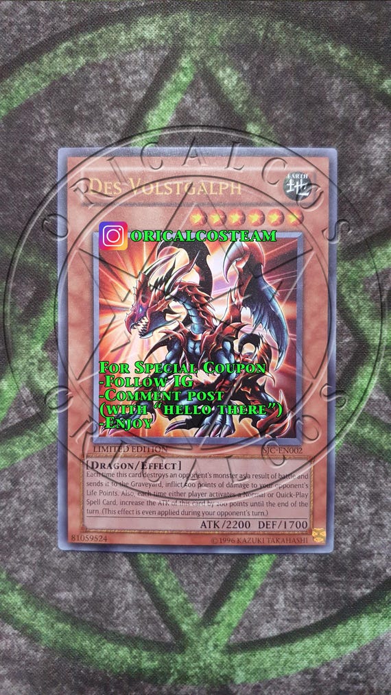 yugioh card des volstgalph Des Volstgalph [GLD2-EN002] Ultra Rare