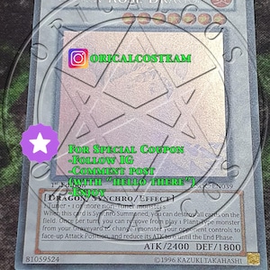 Black Rose Dragon Ghost Rare "Handmade proxy"(Same thickness)