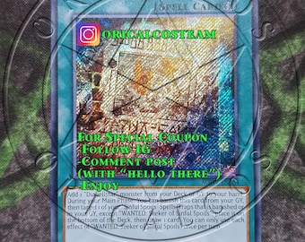 WANTED: Seeker of Sinful Spoils Secret Rare-Common &quot;Handmade proxy&quot;(Same thickness)