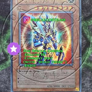 Black Luster Soldier - Envoy of the Beginning IOC Ultra Rare-Common &quot;Handmade proxy&quot;(Same thickness)