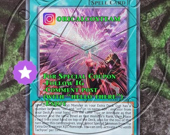 Seventh Tachyon Secret Rare-Common &quot;Handmade proxy&quot;(Same thickness)