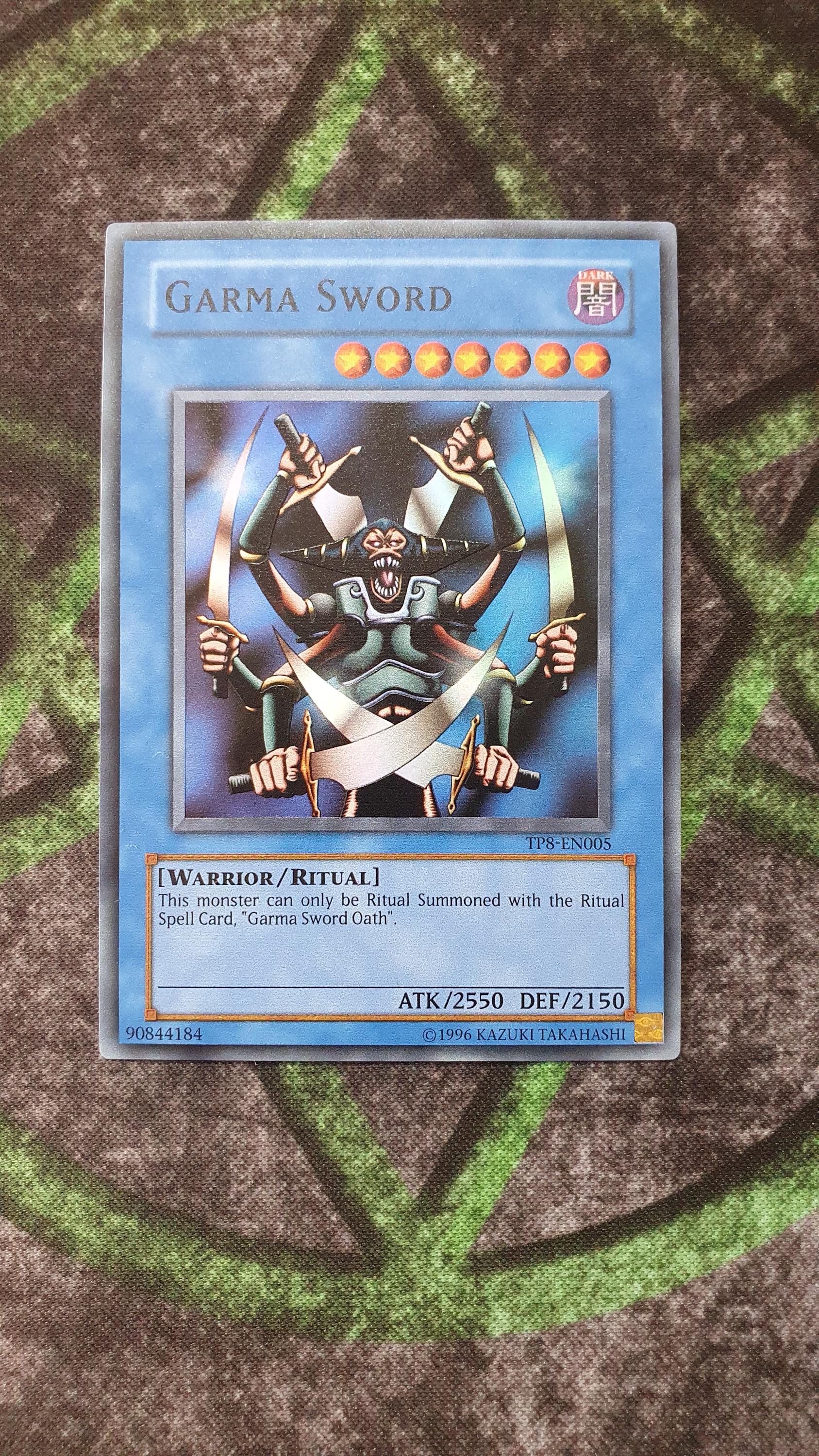 sword yugioh card Burning Soul by AlanMac95 on DeviantArt may be 1st or Unlimited Edition Sword of the Royal Family