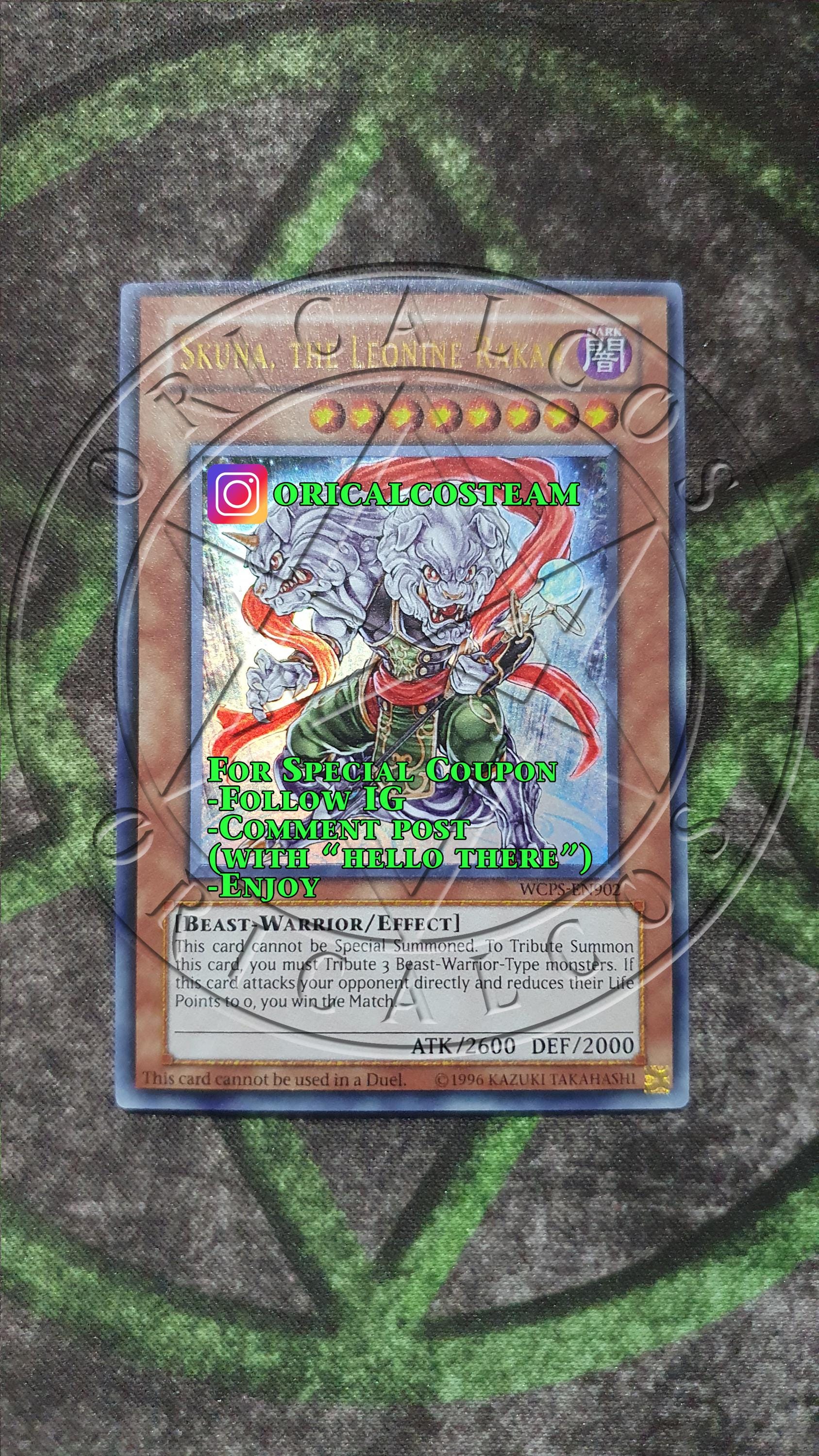 Skuna, the Leonine Rakan Ultra Rare "Handmade proxy"(Same thickness)