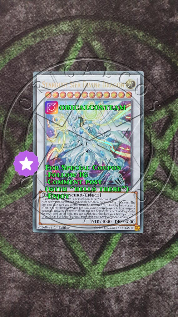 yugioh stardust sifr divine dragon deck Complete Custom for Yu-Gi-Oh! 5D's Mint / near mint condition trading card Stardust Sifr Divine Dragon SHVI-EN096