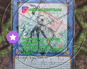 Sky Striker Ace = Zero Secret Rare-Common "Handmade proxy"(Same thickness)