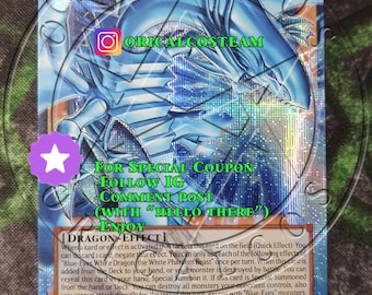Blauäugiger Weißer Drache, das Weiße Phantombiest Geheim/Ultra Rare-Common "Casual Play" (Gleiche Dicke)