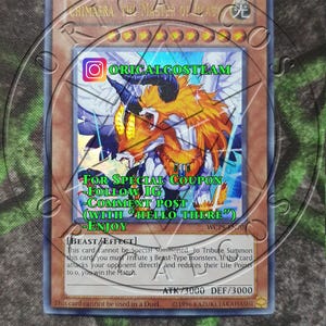 Chimaera, the Master of Beasts Ultra Rare "Handmade proxy"(Same thickness)