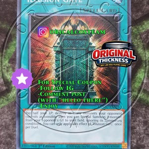 Illusion Gate Secret Rare-Common "Casual Play"(Same thickness)