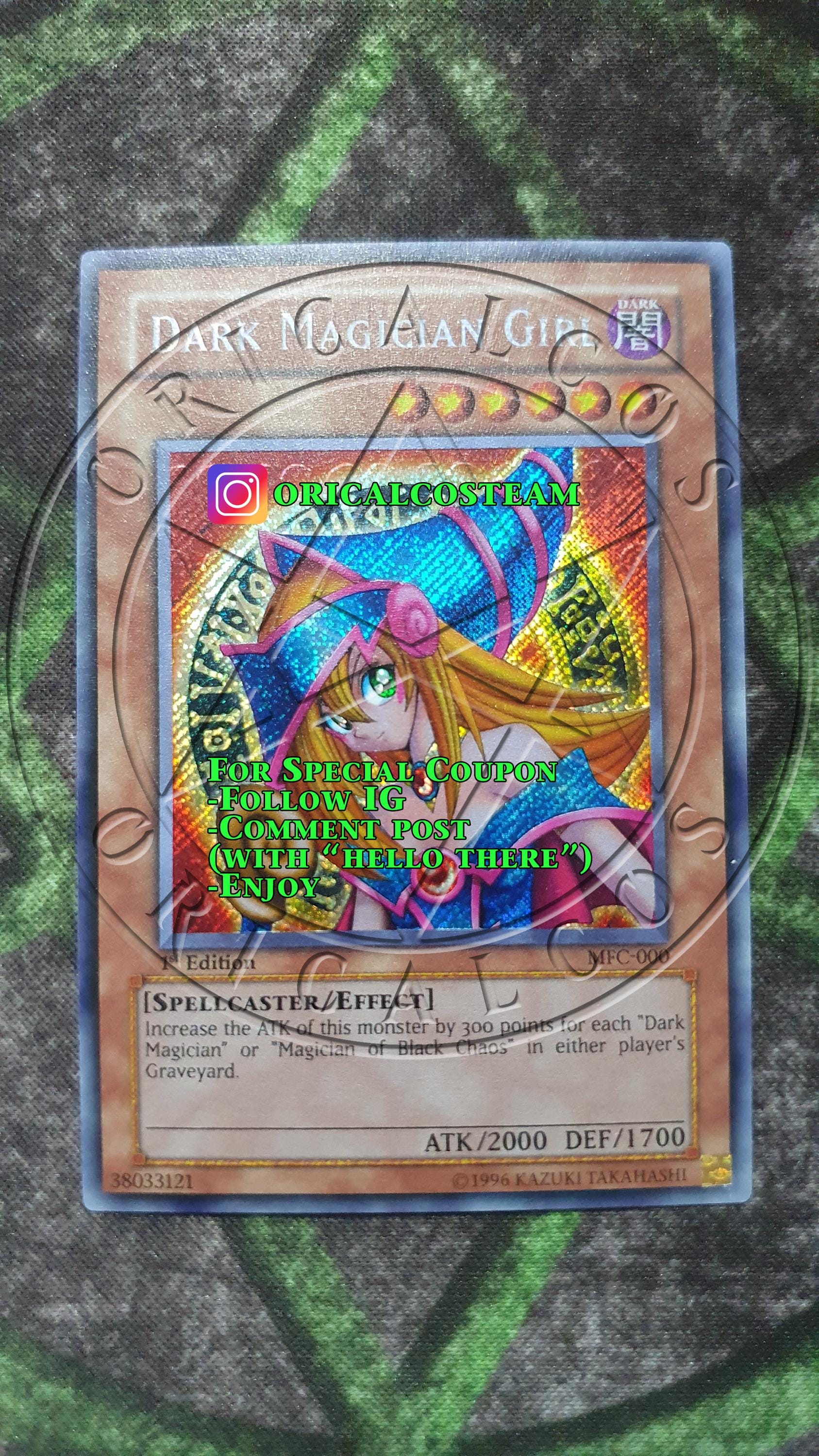 Black Magician Girl トレーディングカード Dark Magician Girl deck cards (Burning Attack Magic Silent