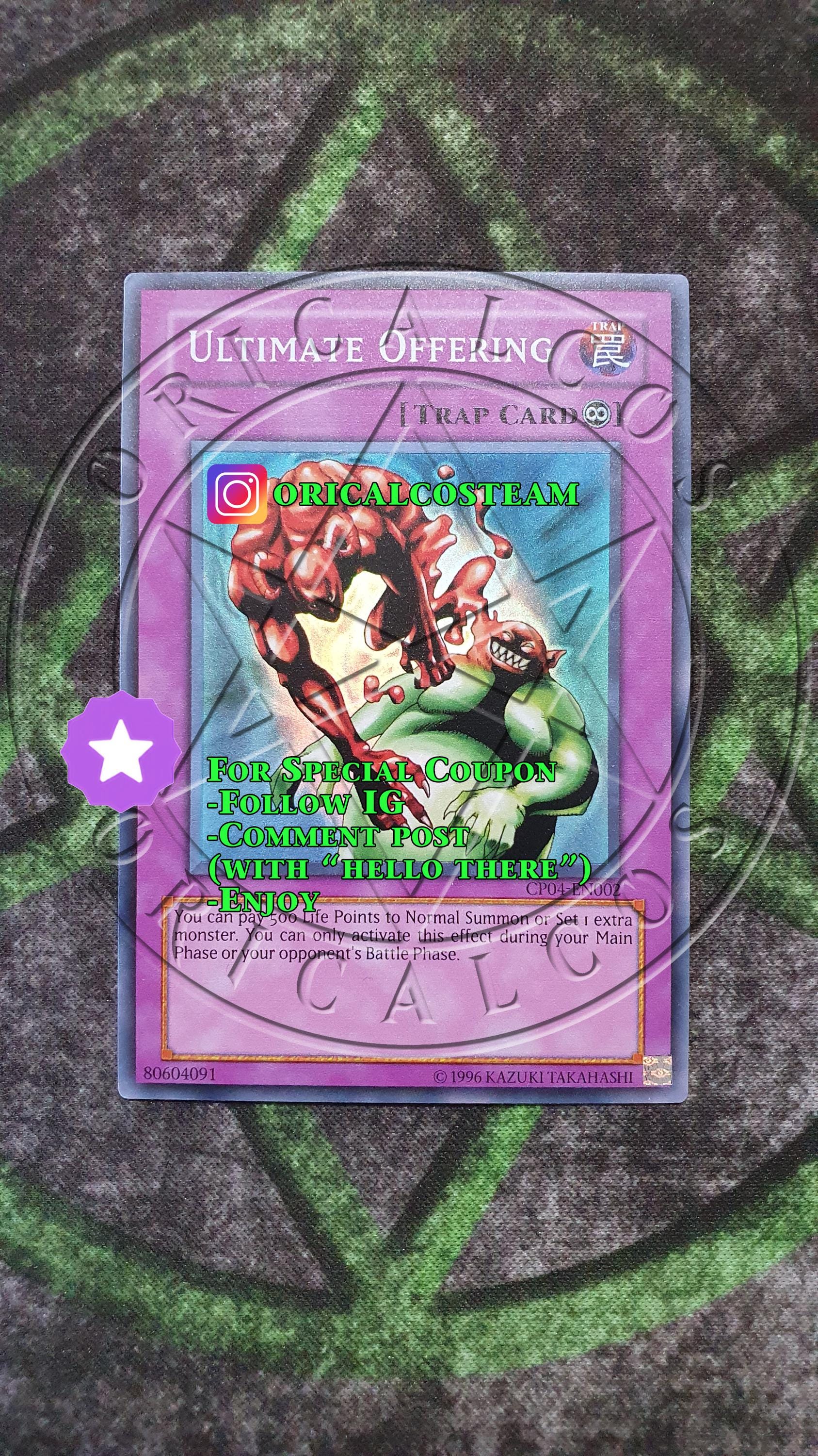 ultimate offering yugioh card (Quarter Century Secret Rare) - RA03-EN088 - Quarter Century Secret Rare Ultimate Offering (Quarter Century Secret