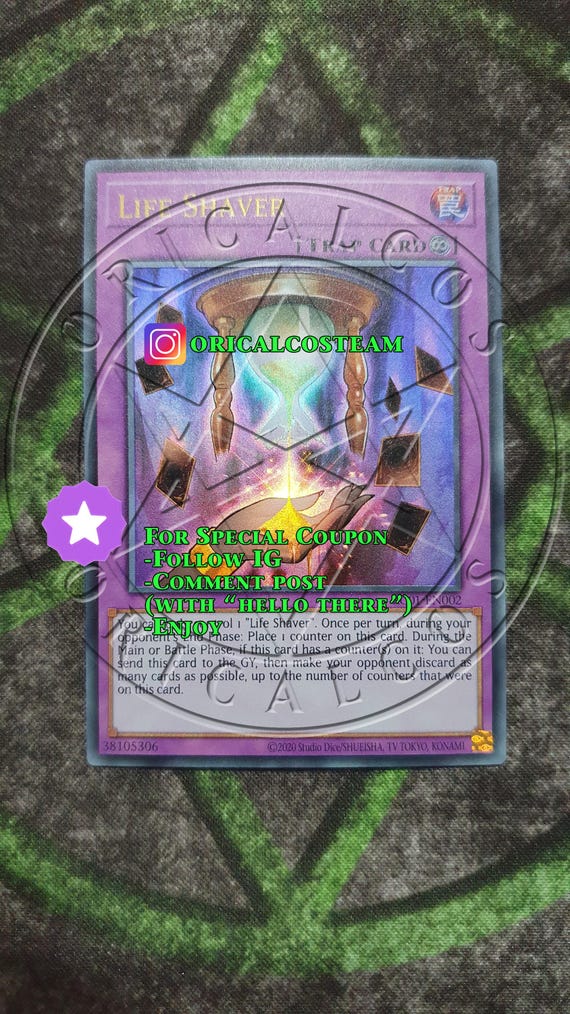life shaver yugioh card Yugioh! 1x Life Shaver (KC01