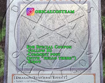 Stardust Dragon Ghost Rare &quot;Handmade proxy&quot;(Same thickness)
