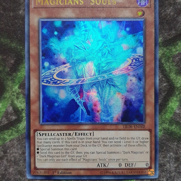 Magicians' Souls Ultra Rare-Common „Handgemachter Stellvertreter“ (gleiche Dicke)