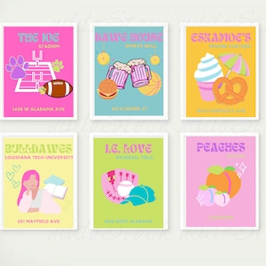 Louisiana Tech University- Trendy Wall Art, Digital Prints