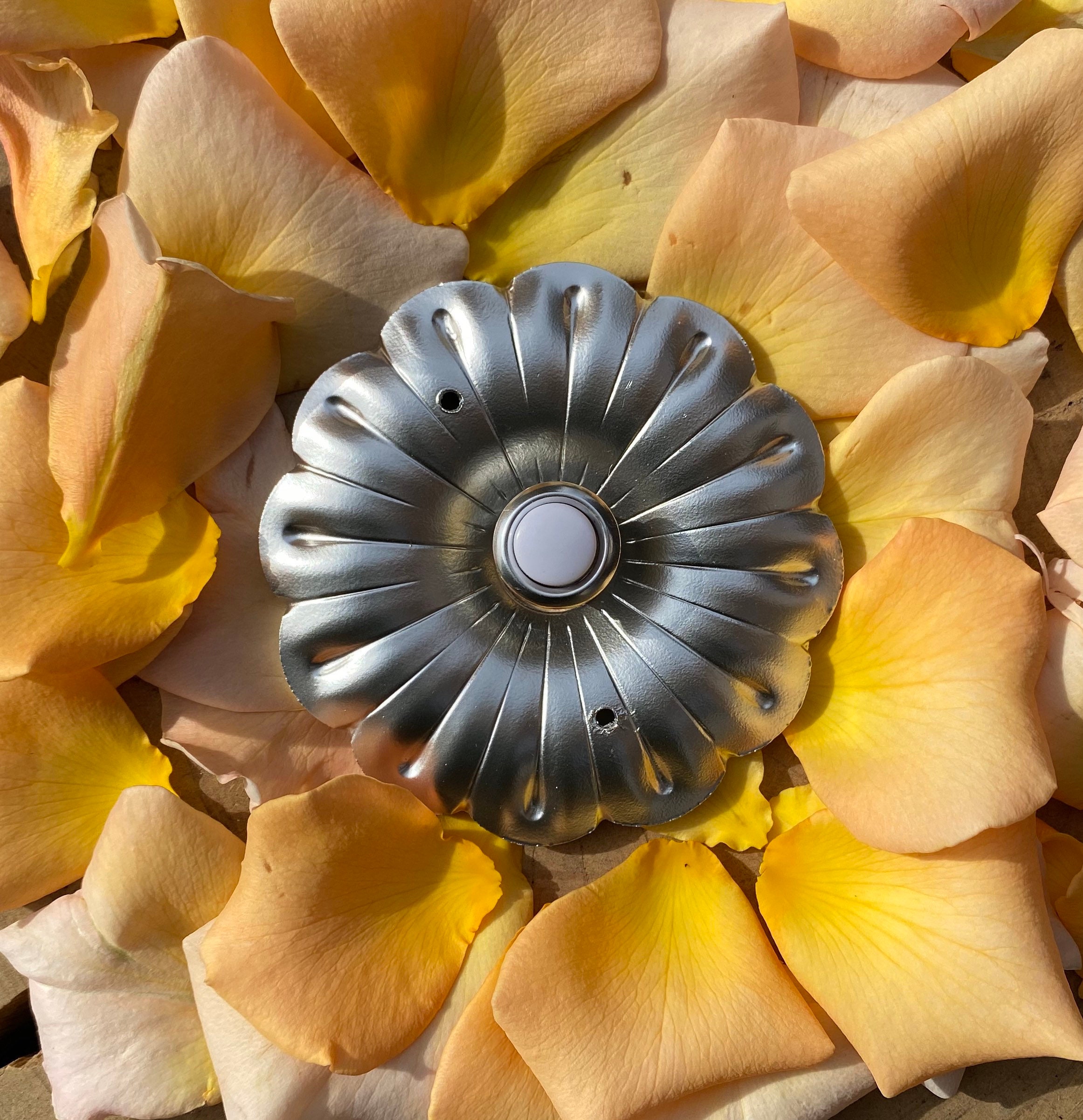 Flower Doorbell Etsy