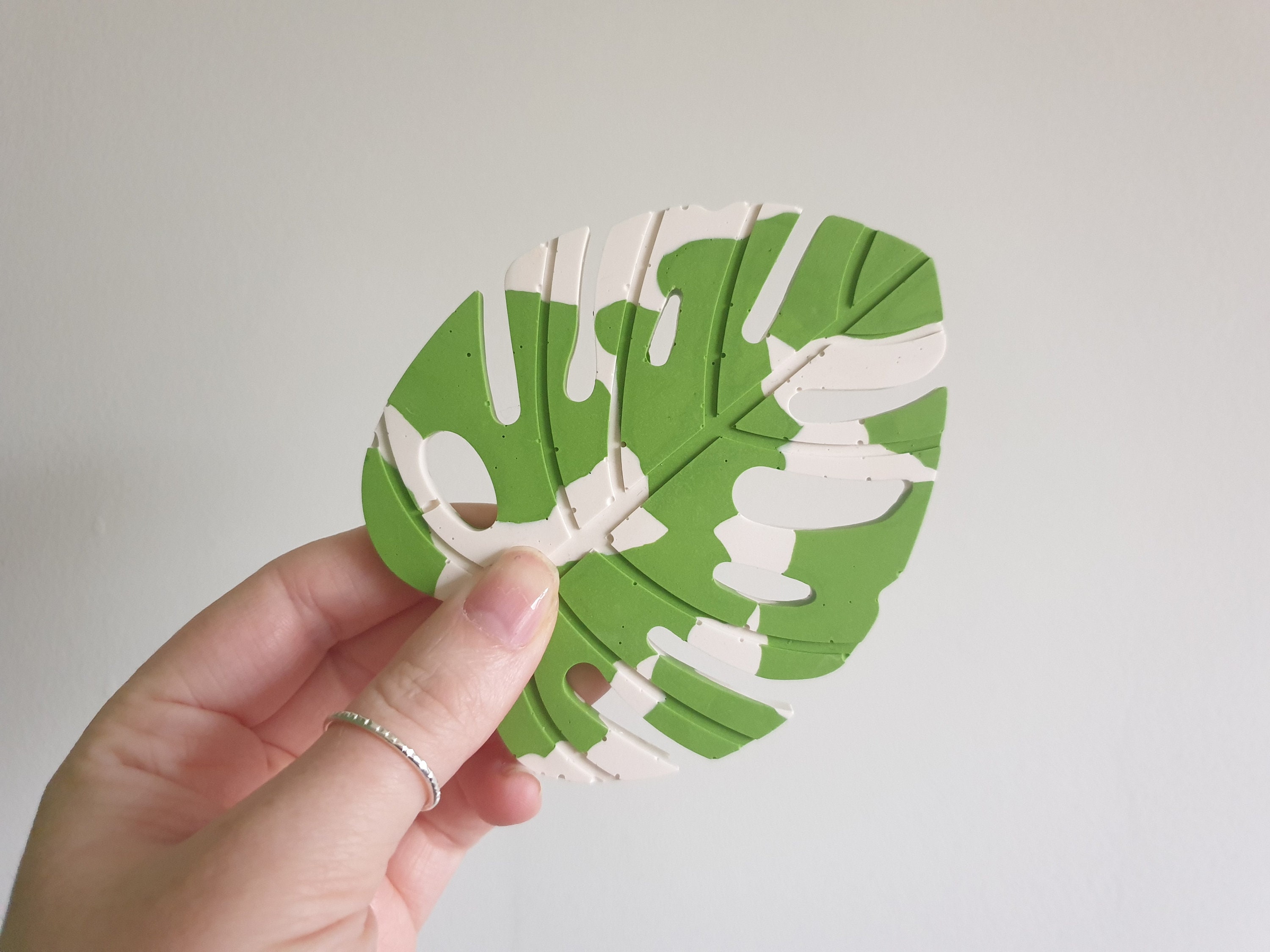 Leaf Coasters, Cadeau Végétal Pour Les Amis, de Pendaison Crémaillère, Décoration Intérieure Moderne